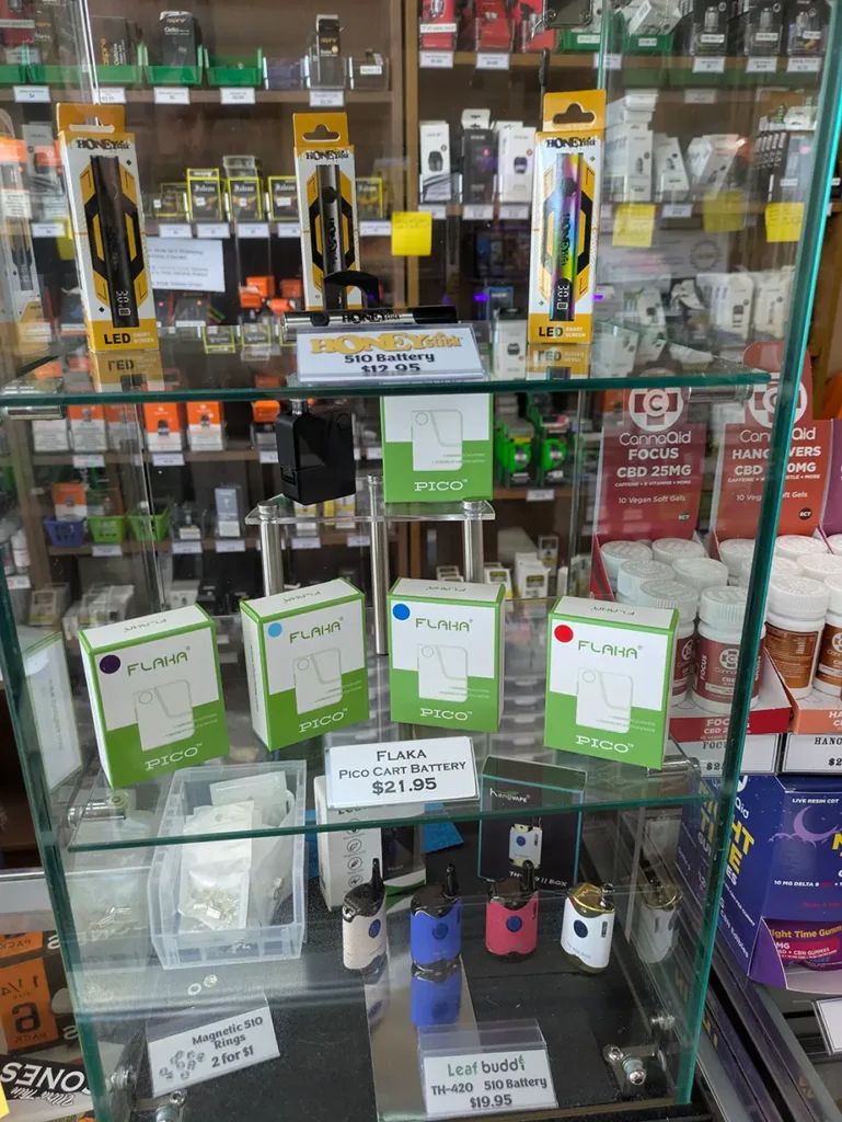 Naked 100 vape juice bottles in store